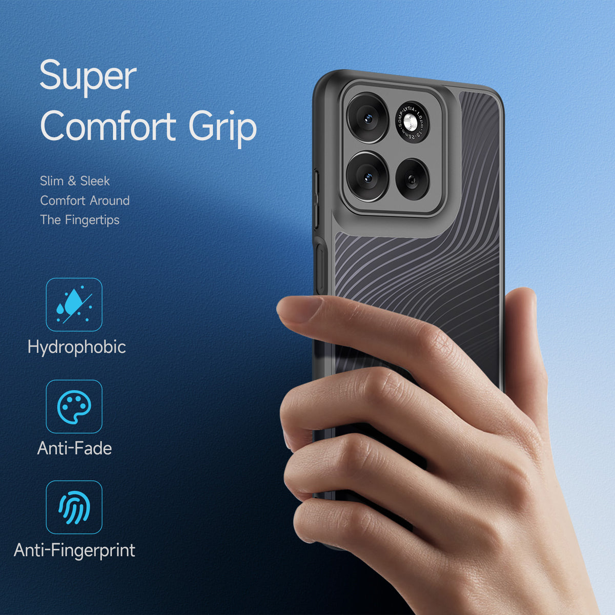DUX DUCIS Til Motorola Moto G56 5G Etui Aimo Series TPU+PC Mat Stødsikkert Telefoncover (REACH Certificering)