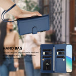 For Xiaomi Redmi 15C 5G (EU) (173mm) / 15C 4G (EU) (173mm) Leather Case 9 Card Slots Zipper Wallet Stand Phone Cover with Wrist Strap