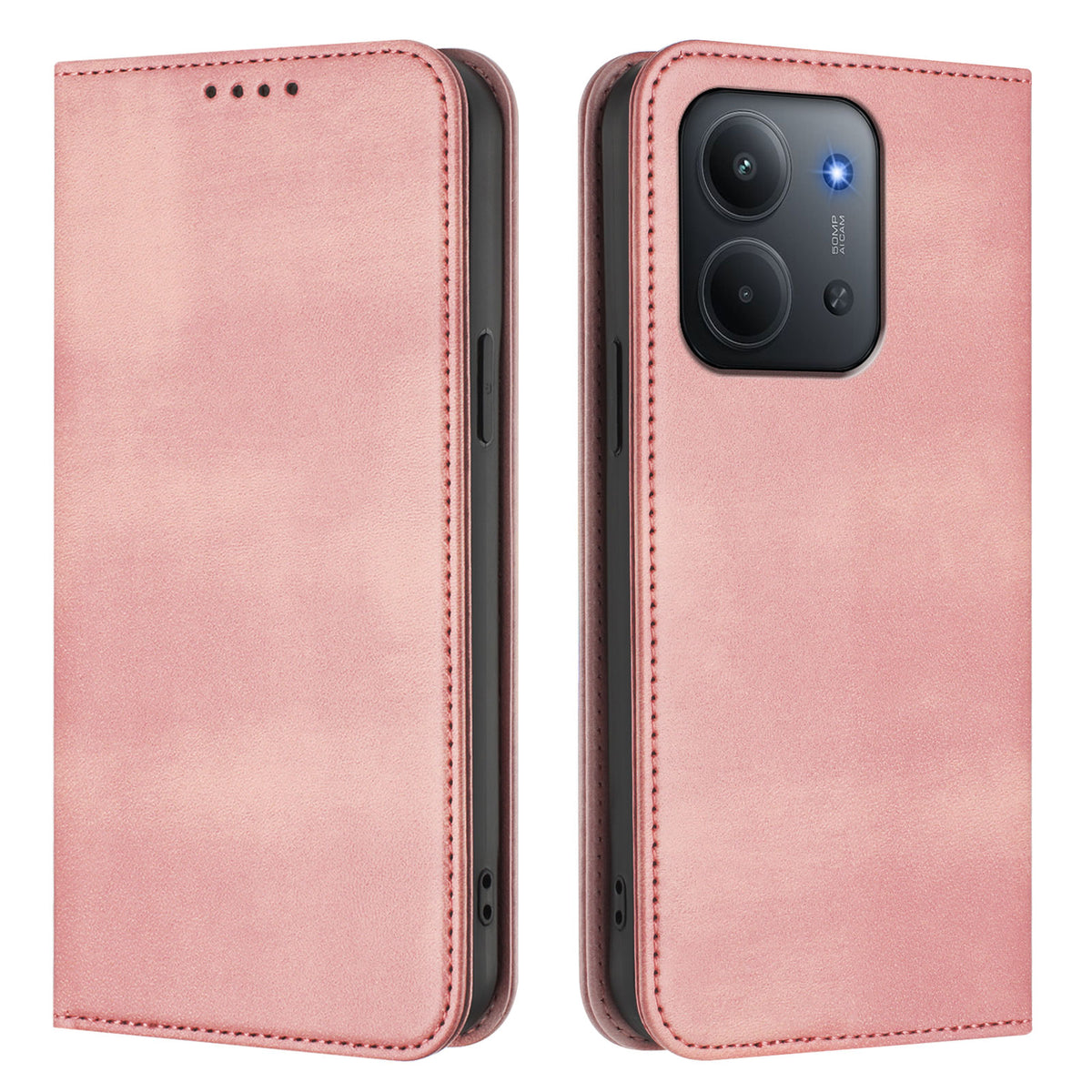 For Xiaomi Redmi 15C 5G (EU) (173mm) / 15C 4G (EU) (173mm) Wallet Cases Retro Texture RFID Blocking Leather Phone Cover