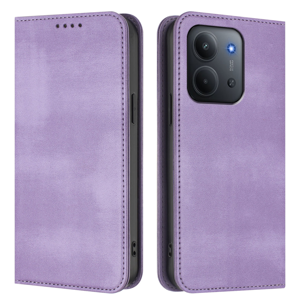 For Xiaomi Redmi 15C 5G (EU) (173mm) / 15C 4G (EU) (173mm) Wallet Cases Retro Texture RFID Blocking Leather Phone Cover