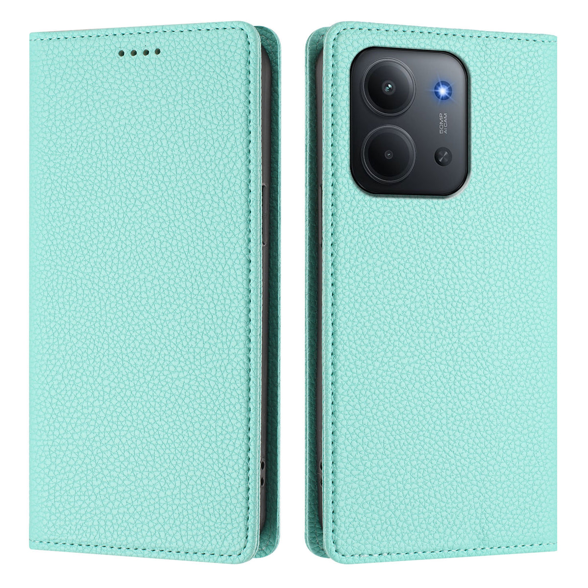 For Xiaomi Redmi 15C 5G (EU) (173mm) / 15C 4G (EU) (173mm) Wallet Case RFID Blocking Litchi Texture Leather Mobile Cover