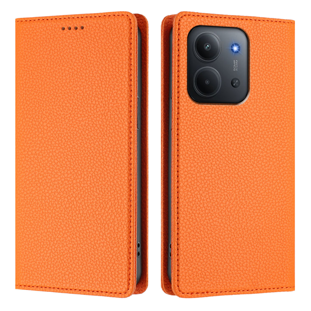 For Xiaomi Redmi 15C 5G (EU) (173mm) / 15C 4G (EU) (173mm) Wallet Case RFID Blocking Litchi Texture Leather Mobile Cover