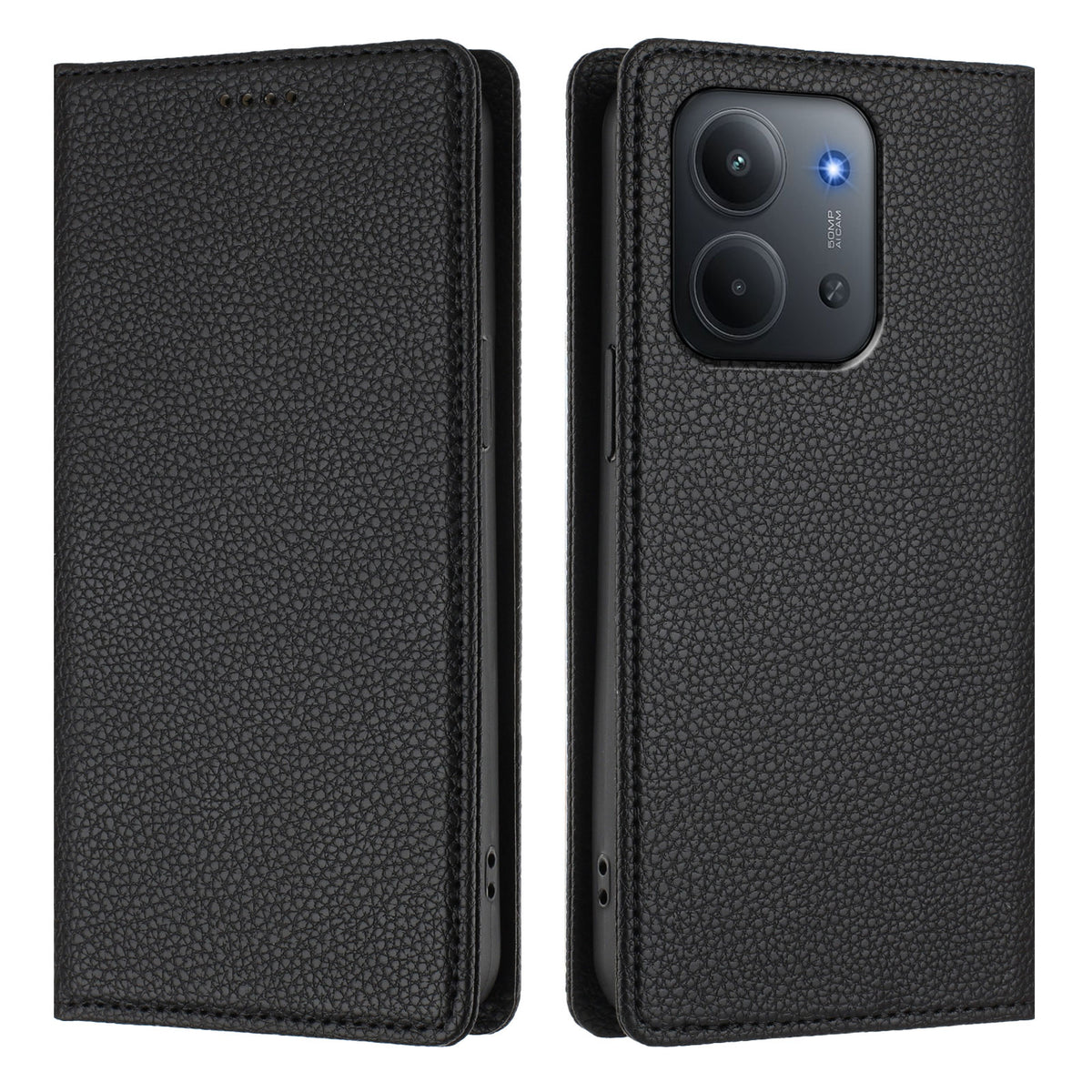 For Xiaomi Redmi 15C 5G (EU) (173mm) / 15C 4G (EU) (173mm) Wallet Case RFID Blocking Litchi Texture Leather Mobile Cover