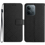 For Xiaomi Redmi 15C 4G (Global) (171mm) / Poco C85 4G (171mm) Case Wallet Imprint PU Leather Flip Folio Phone Cover