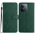 For Xiaomi Redmi 15C 4G (Global) (171mm) / Poco C85 4G (171mm) Case Wallet Imprint PU Leather Flip Folio Phone Cover