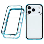 For iPhone 17 Pro Full Body Case Magnetic Tempered Glass Double-Sided Phone Case