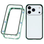 For iPhone 17 Pro Full Body Case Magnetic Tempered Glass Double-Sided Phone Case