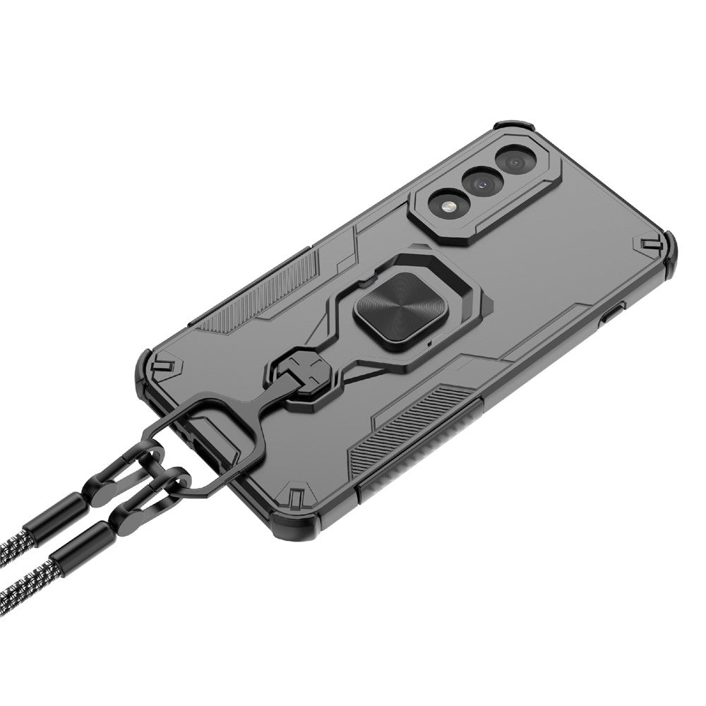 For OnePlus Nord 5 5G / Ace 5 Ultra 5G Case Rotatable Ring Kickstand PC + TPU Shockproof Phone Cover