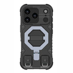 For iPhone 18 Pro Max / 17 Pro Max Case Compatible with MagSafe PC + TPU Kickstand Phone Cover with Lanyard