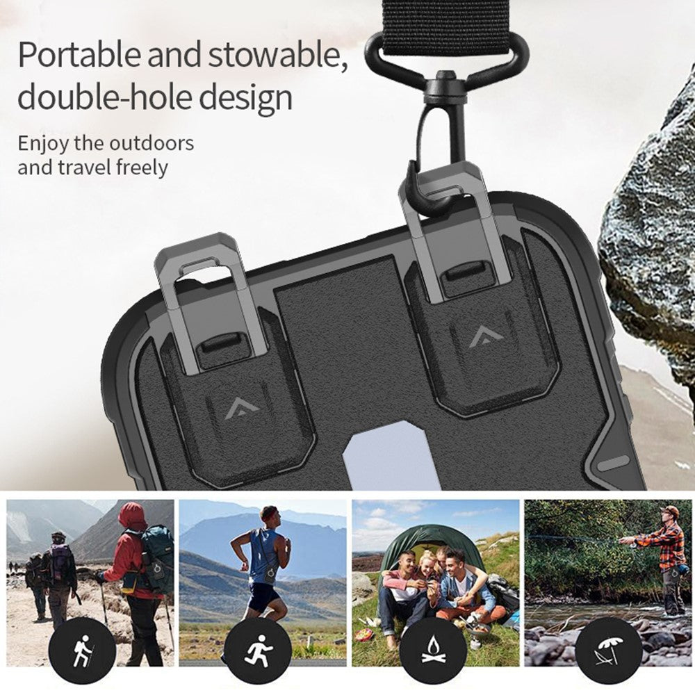 For iPhone 18 Pro Max / 17 Pro Max Case Compatible with MagSafe PC + TPU Kickstand Phone Cover with Lanyard