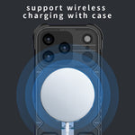 For iPhone 18 Pro Max / 17 Pro Max Case Compatible with MagSafe PC + TPU Kickstand Phone Cover with Lanyard