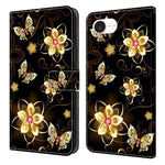 For iPhone 17e / 16e Wallet Case Pattern Printing PU Leather Flip Stand Phone Cover