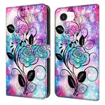 For iPhone 17e / 16e Wallet Case Pattern Printing PU Leather Flip Stand Phone Cover