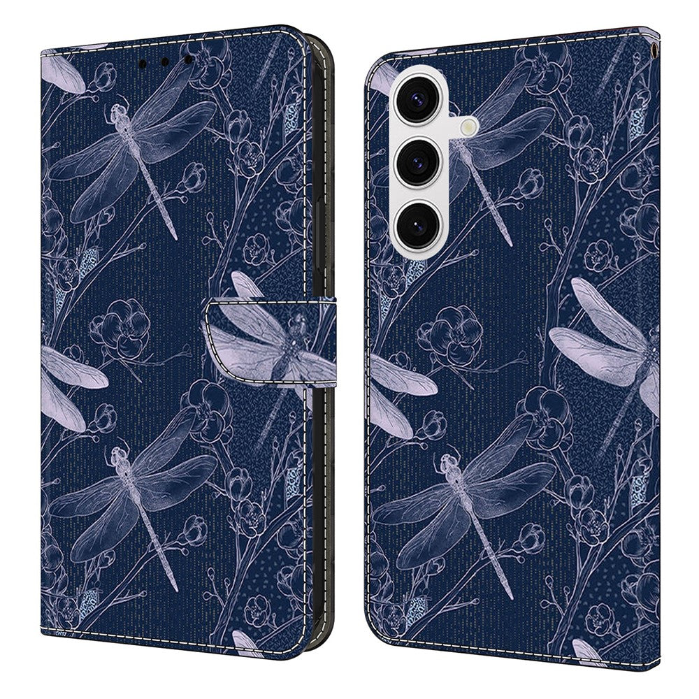 For Samsung Galaxy S25 FE Wallet Case Pattern Printing PU Leather Flip Stand Phone Cover