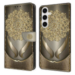 For Samsung Galaxy S25 FE Wallet Case Pattern Printing PU Leather Flip Stand Phone Cover