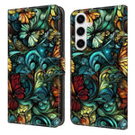 For Samsung Galaxy S25 FE Wallet Case Pattern Printing PU Leather Flip Stand Phone Cover