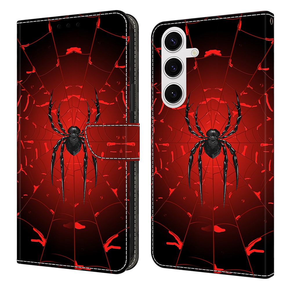 For Samsung Galaxy S25 FE Wallet Case Pattern Printing PU Leather Flip Stand Phone Cover