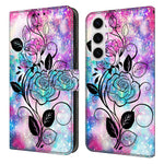 For Samsung Galaxy S25 FE Wallet Case Pattern Printing PU Leather Flip Stand Phone Cover