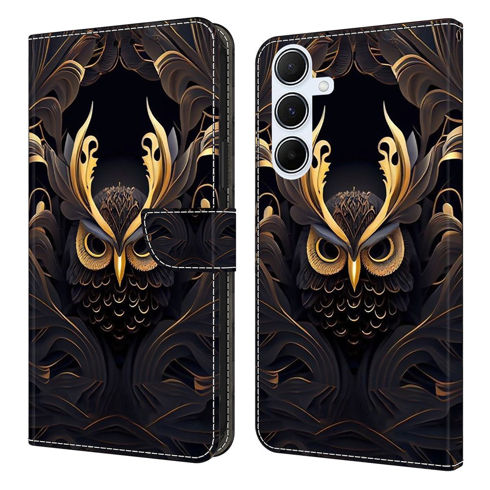 Til Samsung Galaxy A18 5G / A17 5G / A17 4G / A26 5G Pung Etui Mønsterprint PU Læder Flip Stand Telefoncover