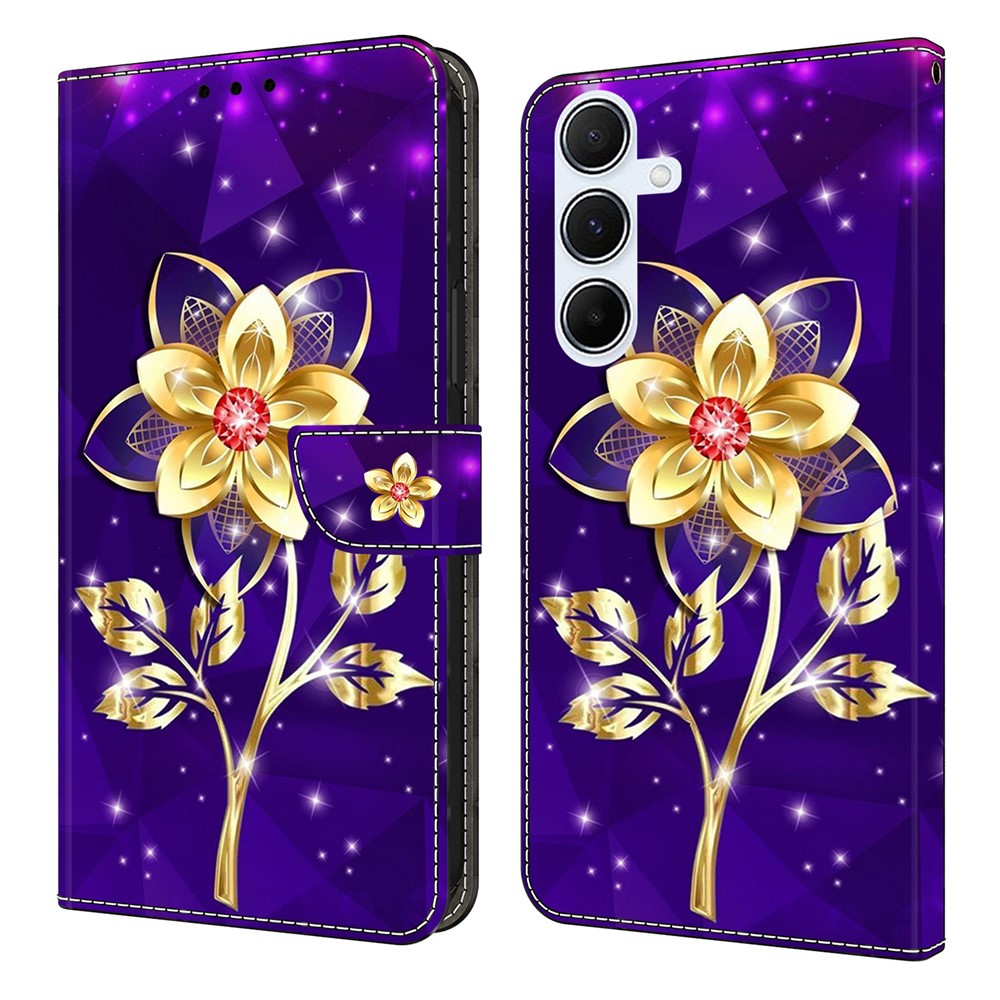 Til Samsung Galaxy A18 5G / A17 5G / A17 4G / A26 5G Pung Etui Mønsterprint PU Læder Flip Stand Telefoncover