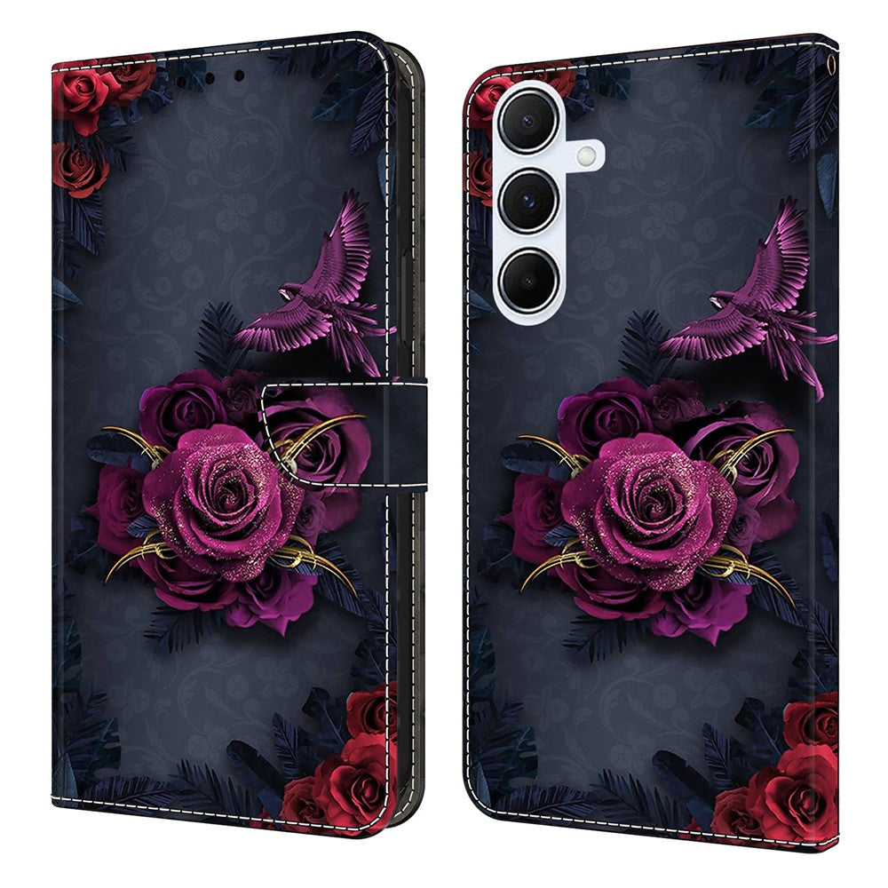 Til Samsung Galaxy A18 5G / A17 5G / A17 4G / A26 5G Pung Etui Mønsterprint PU Læder Flip Stand Telefoncover