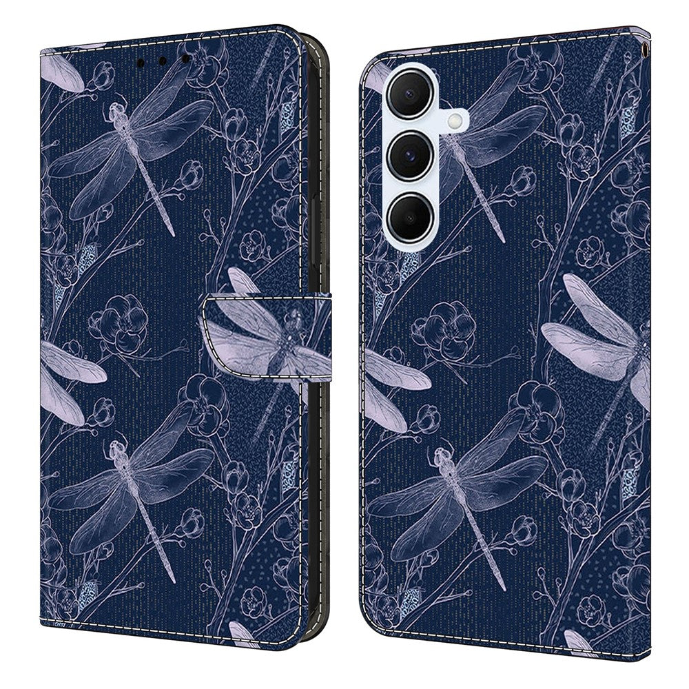 Til Samsung Galaxy A18 5G / A17 5G / A17 4G / A26 5G Pung Etui Mønsterprint PU Læder Flip Stand Telefoncover