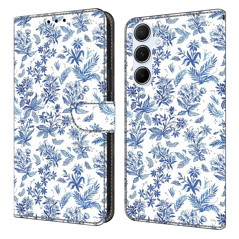 Til Samsung Galaxy A18 5G / A17 5G / A17 4G / A26 5G Pung Etui Mønsterprint PU Læder Flip Stand Telefoncover