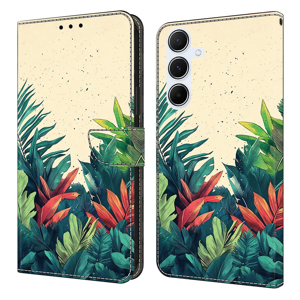Til Samsung Galaxy A18 5G / A17 5G / A17 4G / A26 5G Pung Etui Mønsterprint PU Læder Flip Stand Telefoncover