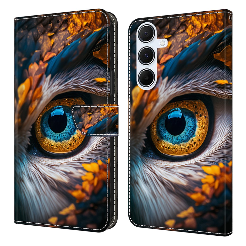 Til Samsung Galaxy A18 5G / A17 5G / A17 4G / A26 5G Pung Etui Mønsterprint PU Læder Flip Stand Telefoncover