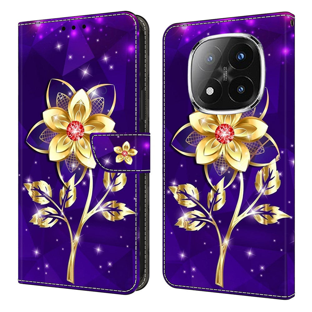 For Xiaomi Redmi Note 14 Pro+ 5G Wallet Case Pattern Printing PU Leather Flip Stand Phone Cover