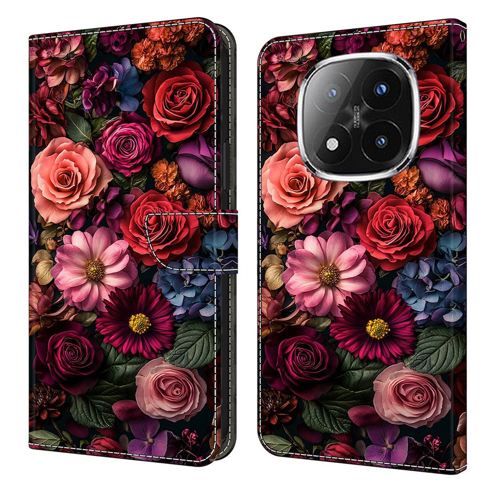 For Xiaomi Redmi Note 14 Pro+ 5G Wallet Case Pattern Printing PU Leather Flip Stand Phone Cover