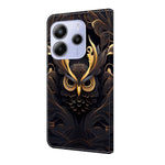 For Xiaomi Redmi Note 14 4G (164.84mm) Wallet Case Pattern Printing PU Leather Flip Stand Phone Cover