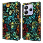 For Xiaomi Redmi Note 14 4G (164.84mm) Wallet Case Pattern Printing PU Leather Flip Stand Phone Cover