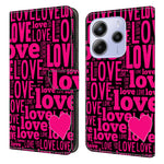 For Xiaomi Redmi Note 14 4G (164.84mm) Wallet Case Pattern Printing PU Leather Flip Stand Phone Cover