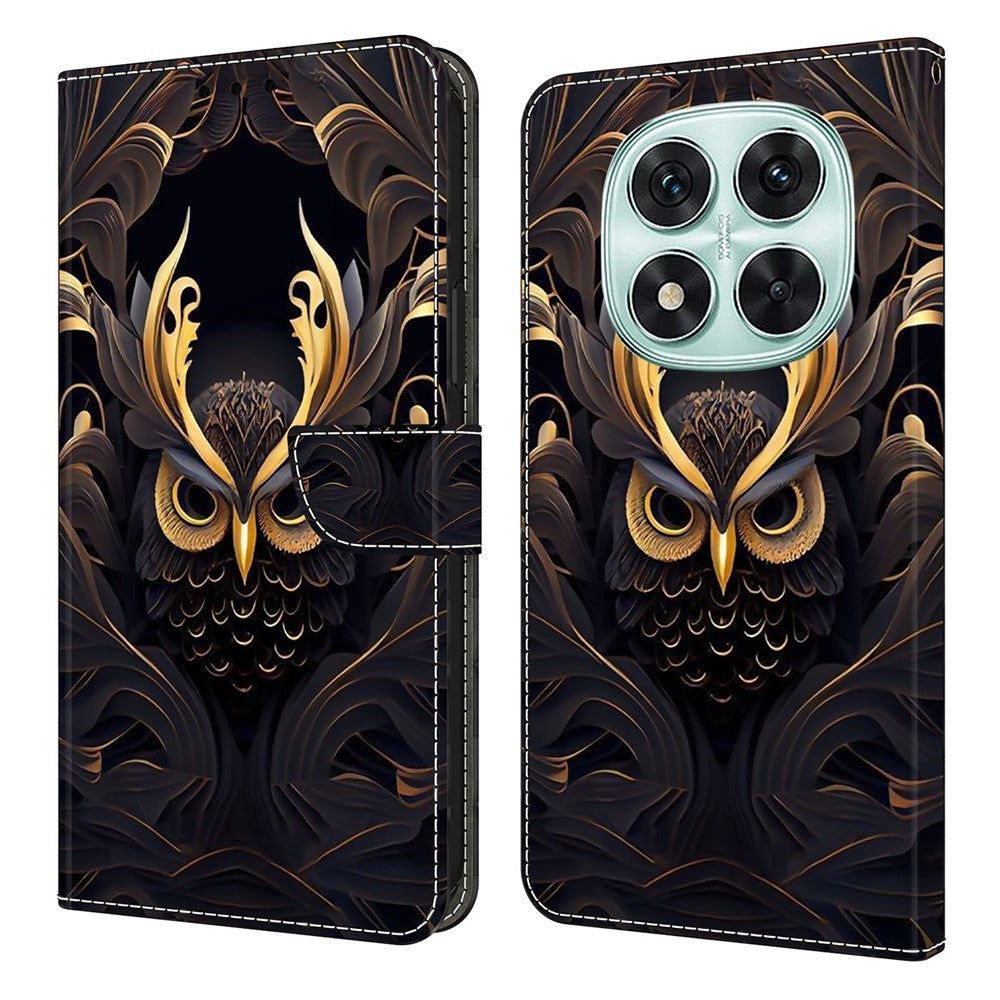 For Xiaomi Redmi Note 14 Pro 4G Wallet Case Pattern Printing PU Leather Flip Stand Phone Cover