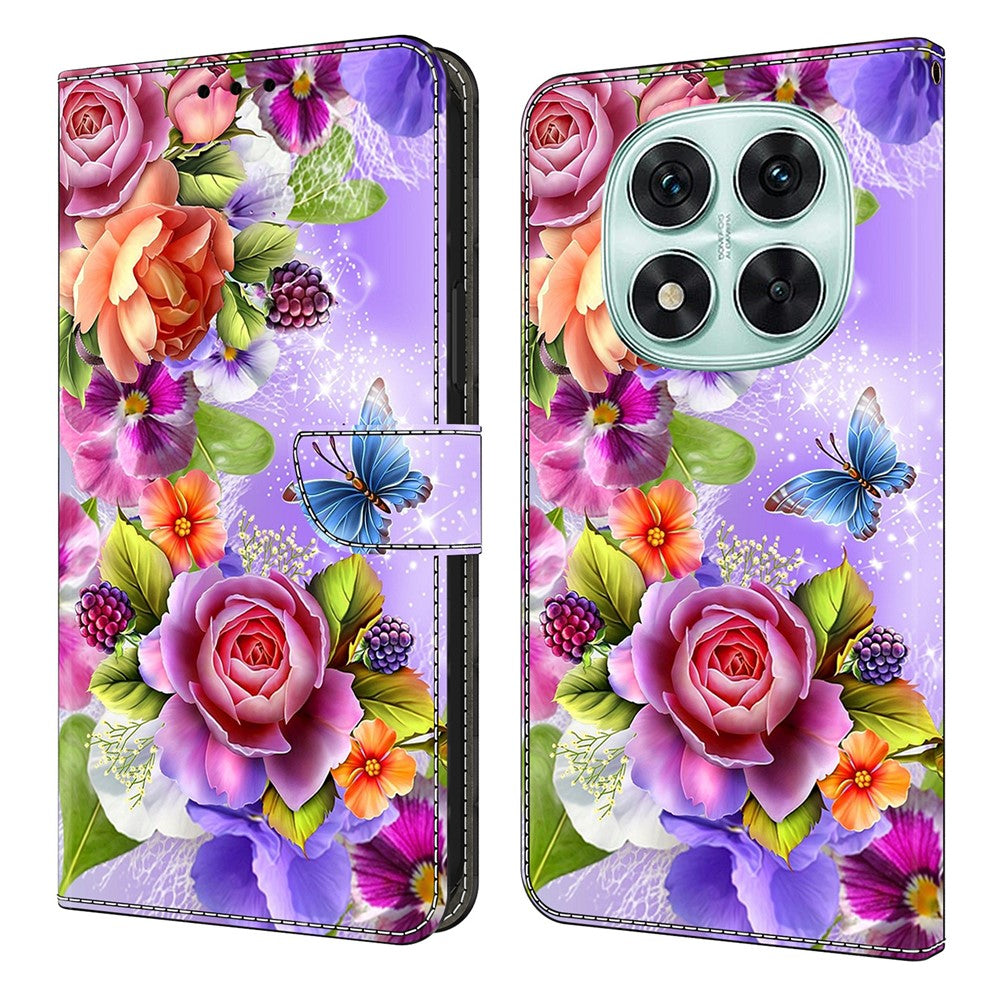 For Xiaomi Redmi Note 14 Pro 4G Wallet Case Pattern Printing PU Leather Flip Stand Phone Cover