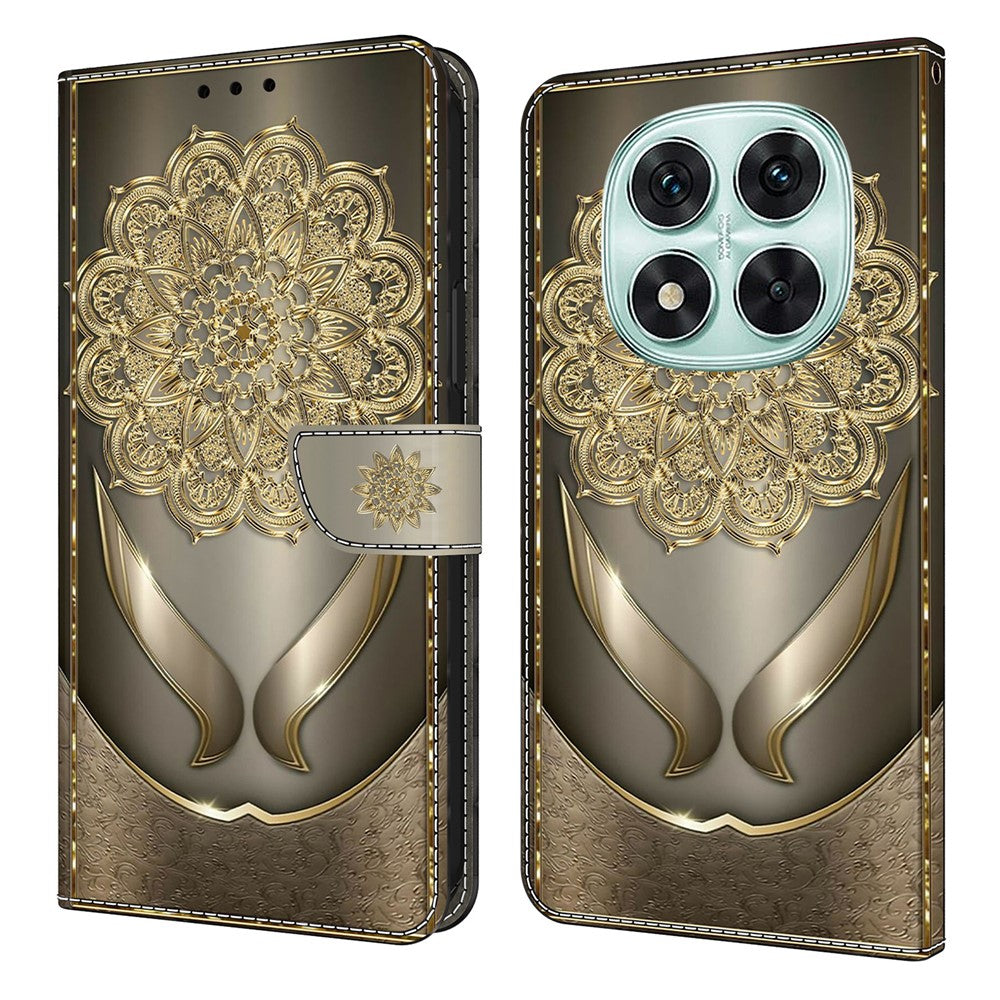 For Xiaomi Redmi Note 14 Pro 4G Wallet Case Pattern Printing PU Leather Flip Stand Phone Cover