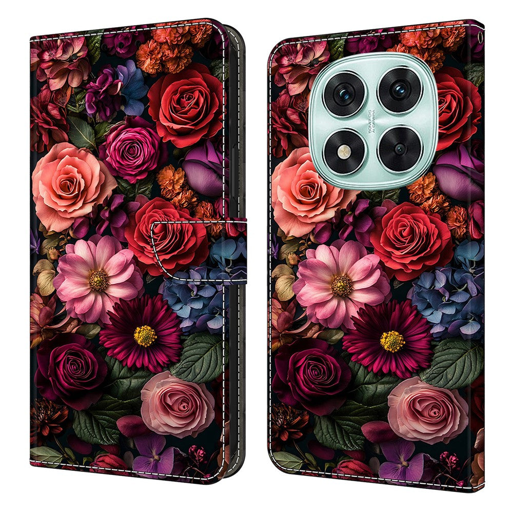 For Xiaomi Redmi Note 14 Pro 4G Wallet Case Pattern Printing PU Leather Flip Stand Phone Cover