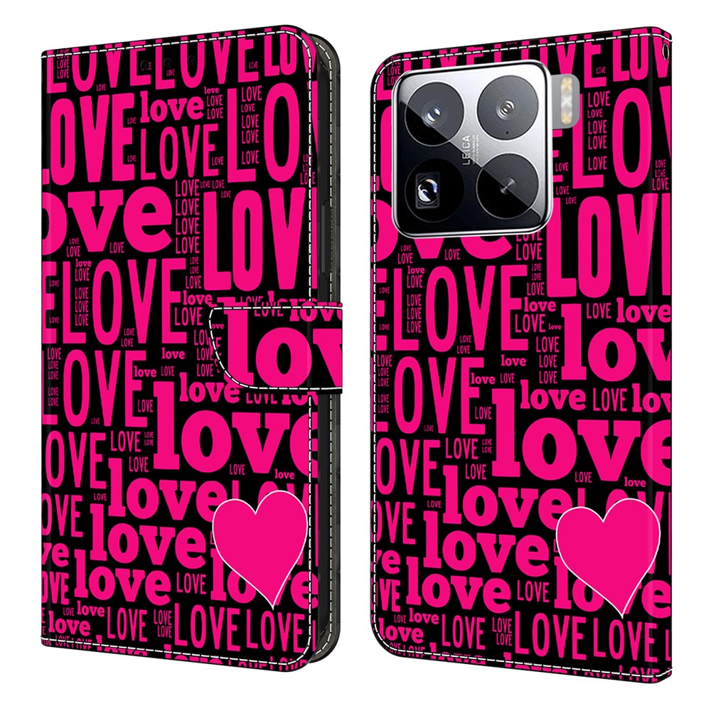 For Xiaomi 15 Pro Wallet Case Pattern Printing PU Leather Flip Stand Phone Cover