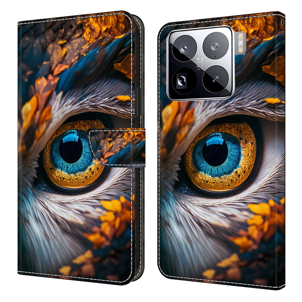 For Xiaomi 15 Pro Wallet Case Pattern Printing PU Leather Flip Stand Phone Cover