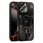ABEEL Magnetiskt Skal För iPhone 16 Pro Aluminiumlegering + PC + TPU Ihåligt Värmeavledande mobilskal
