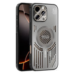 ABEEL Magnetiskt Skal För iPhone 16 Pro Aluminiumlegering + PC + TPU Ihåligt Värmeavledande mobilskal