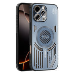 ABEEL Magnetiskt Skal För iPhone 16 Pro Aluminiumlegering + PC + TPU Ihåligt Värmeavledande mobilskal