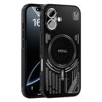 ABEEL For iPhone 16 Magnetic Case Aluminium Alloy + PC + TPU Hollow Heat Dissipation Phone Cover
