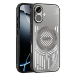 ABEEL For iPhone 17 Magnetic Case Aluminium Alloy + PC + TPU Hollow Heat Dissipation Phone Cover