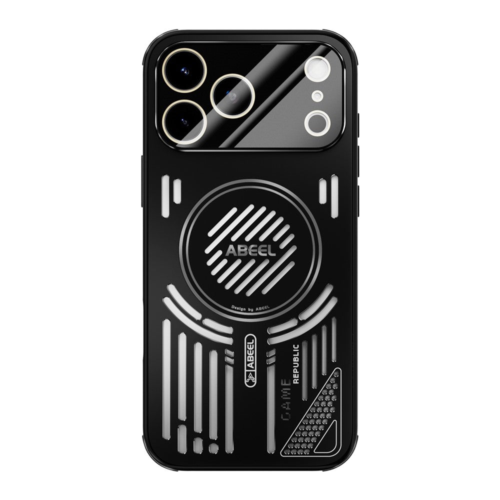 ABEEL Til iPhone 17 Pro Magnetisk Cover Aluminiumlegering + PC + TPU Hul Varmeafledning Telefoncover