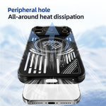 ABEEL Til iPhone 17 Pro Magnetisk Cover Aluminiumlegering + PC + TPU Hul Varmeafledning Telefoncover