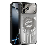 ABEEL Til iPhone 17 Pro Magnetisk Cover Aluminiumlegering + PC + TPU Hul Varmeafledning Telefoncover