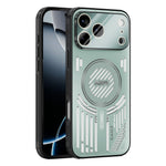 ABEEL Til iPhone 17 Pro Magnetisk Cover Aluminiumlegering + PC + TPU Hul Varmeafledning Telefoncover