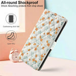 Til iPhone 17e / 16e Wallet Case Rhombisk blomsterdesign Flipcover i læder med rem